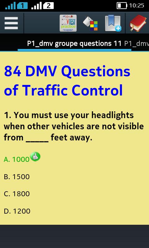 california dmv practice test