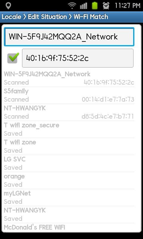 Locale Wi-Fi Match Plug-in