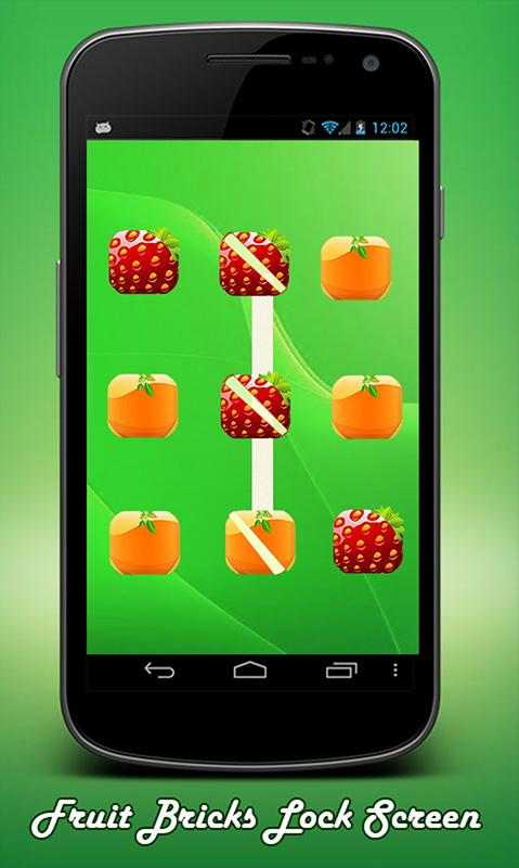 Fruit Bricks Lock Screen