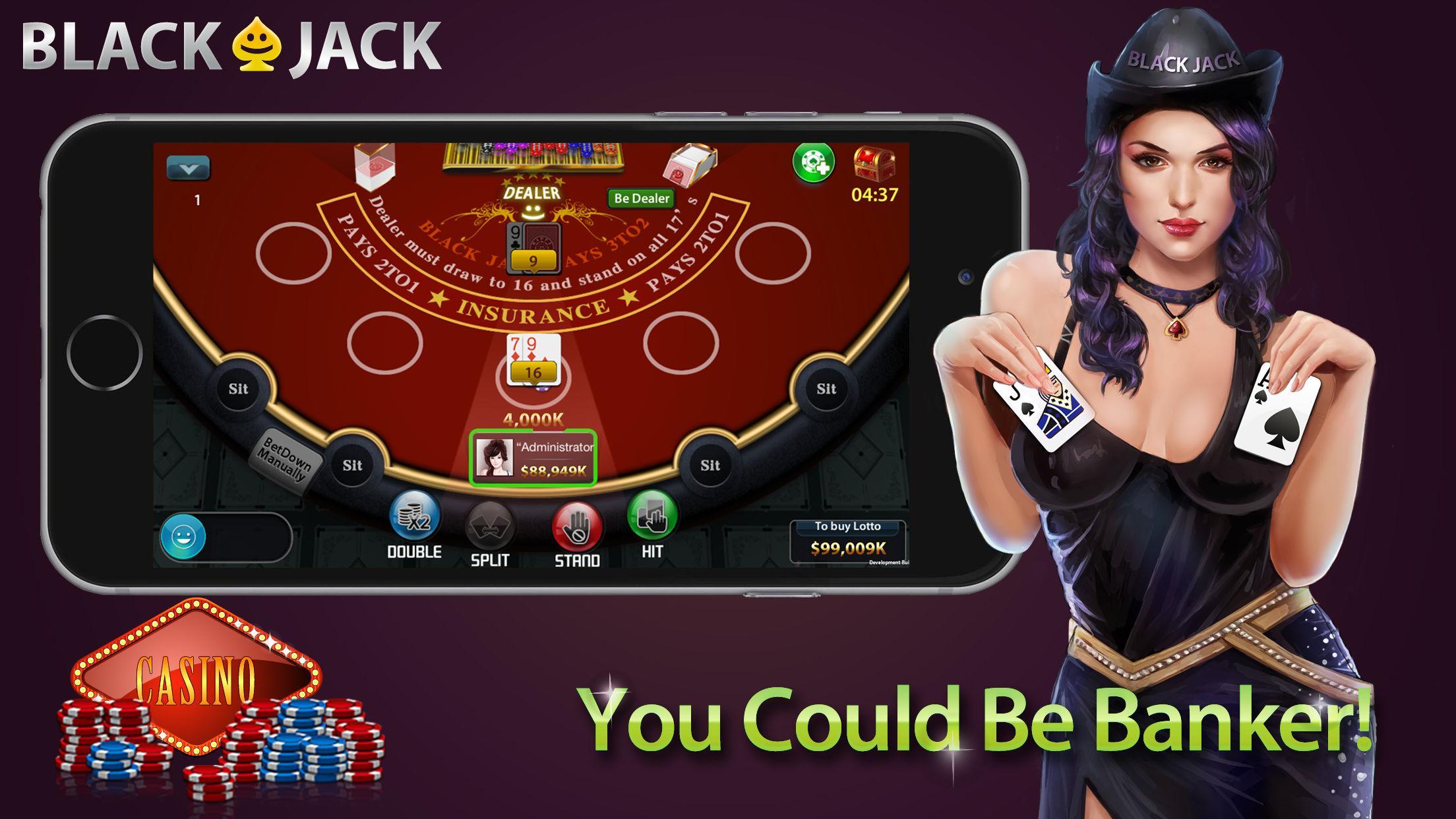 BlackJack Vegas- Free 21 Poker