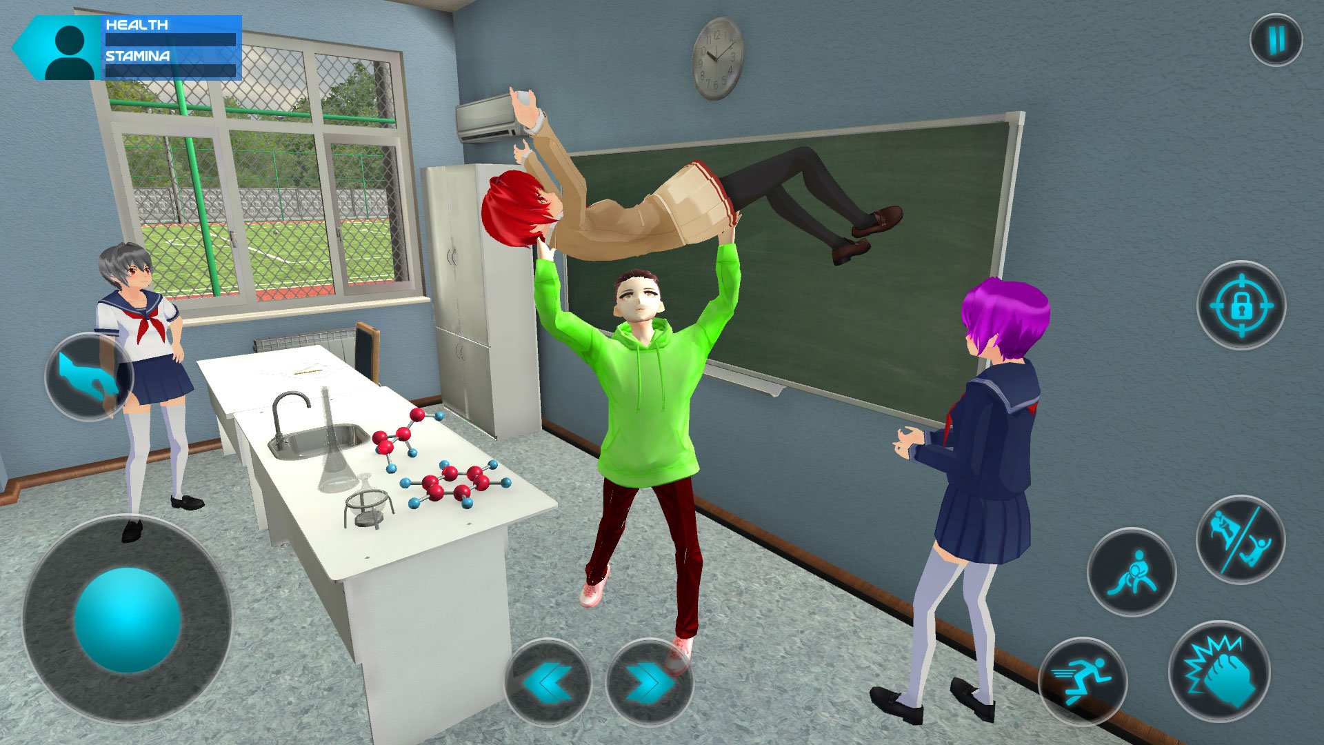Bad Guy Fight In School - High School Life Game