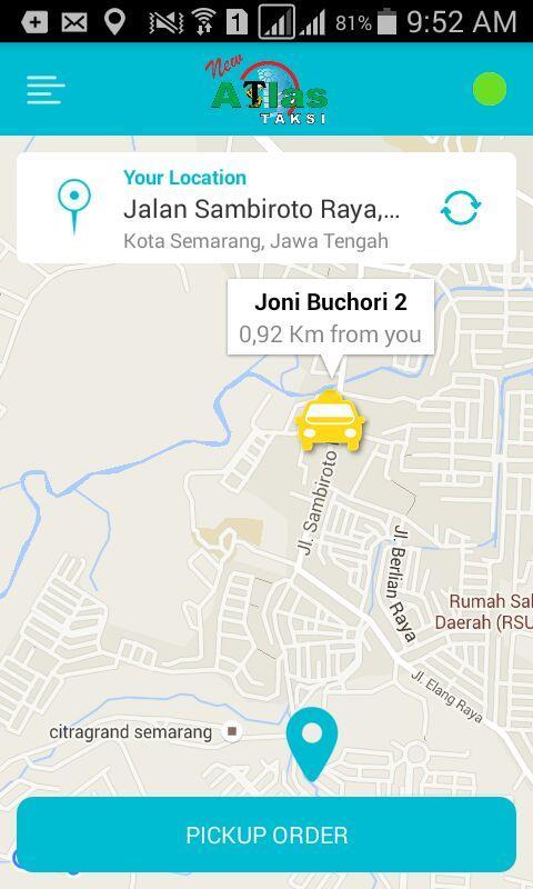 Driver New Atlas Taksi