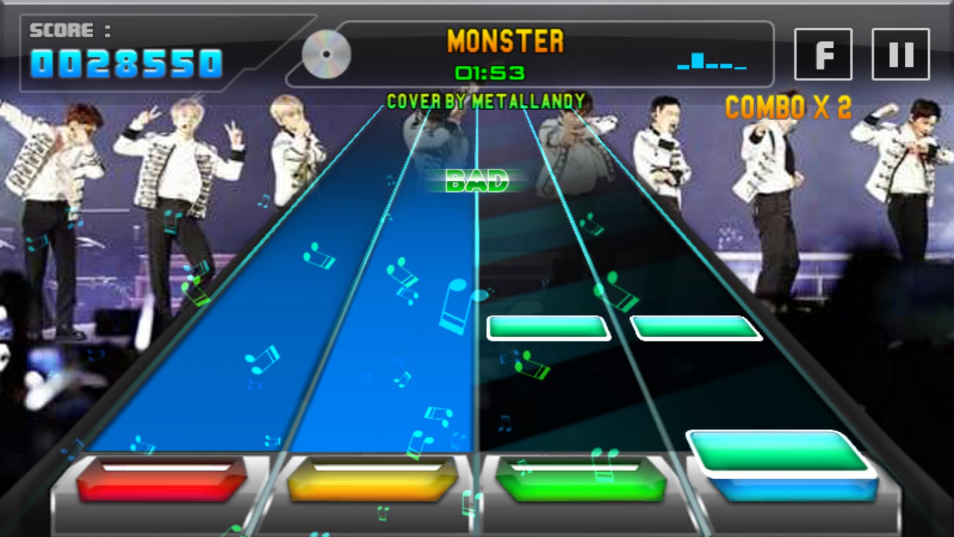 Exo Piano Tiles Game