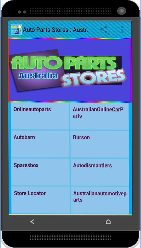 Auto Parts Stores : Australia