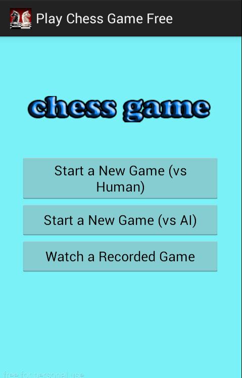 Play Chess Game Free