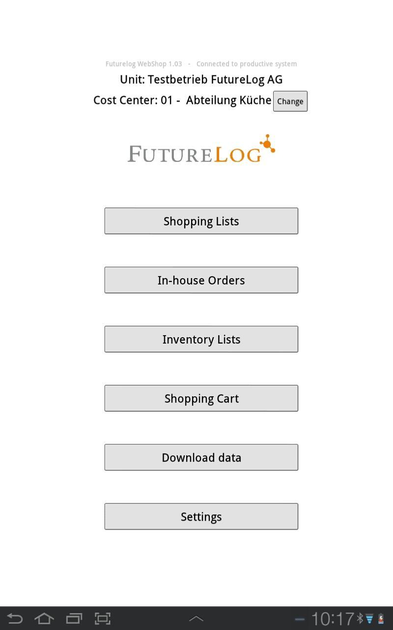 FutureLog WebShop