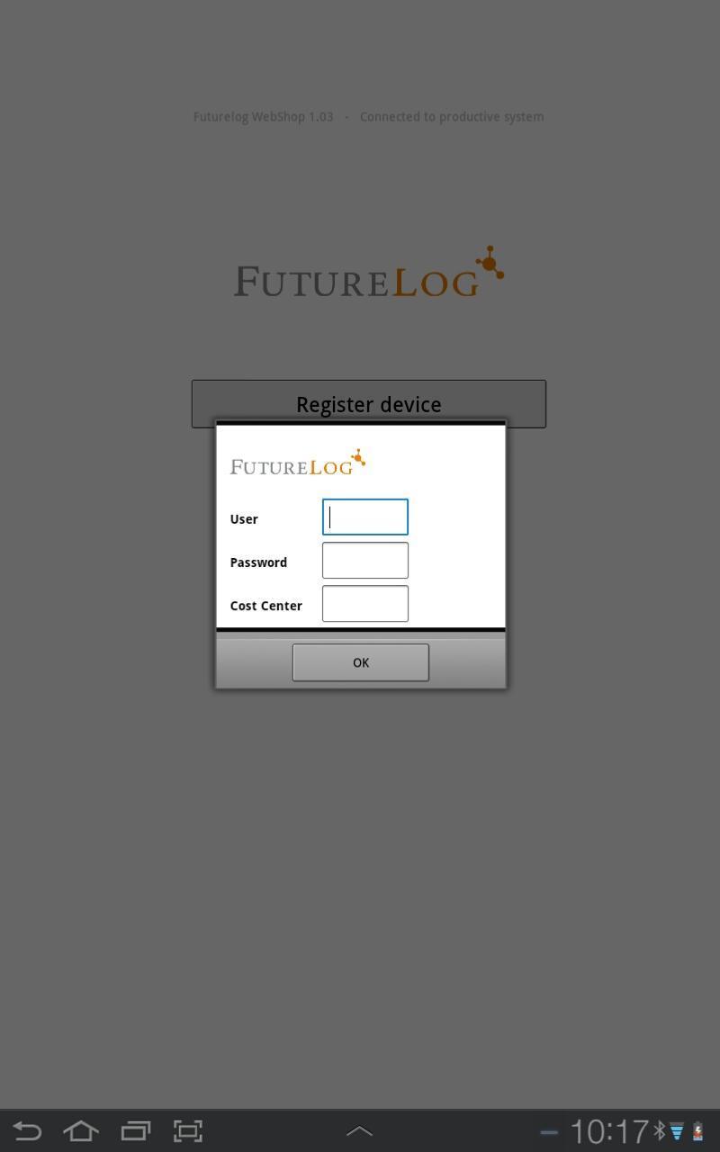 FutureLog WebShop