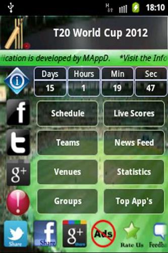 T20 World Cup 2012 - Live