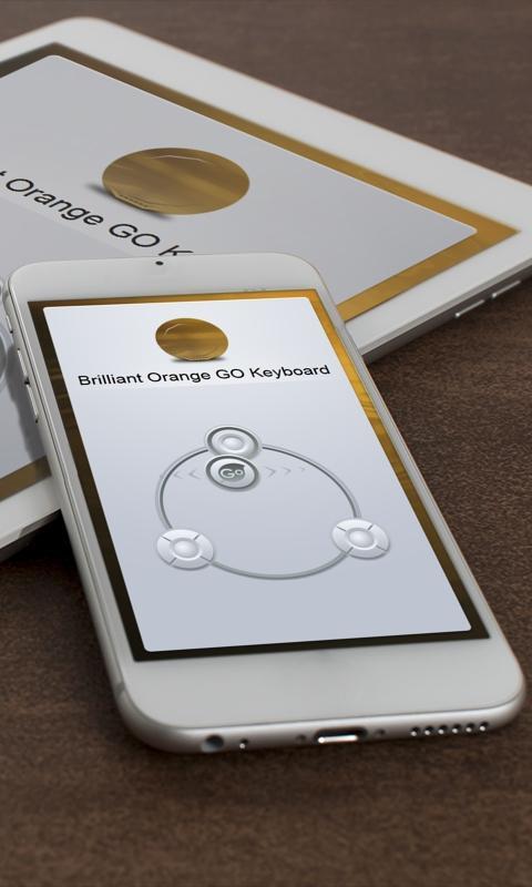 Brilliant Orange GO Keyboard