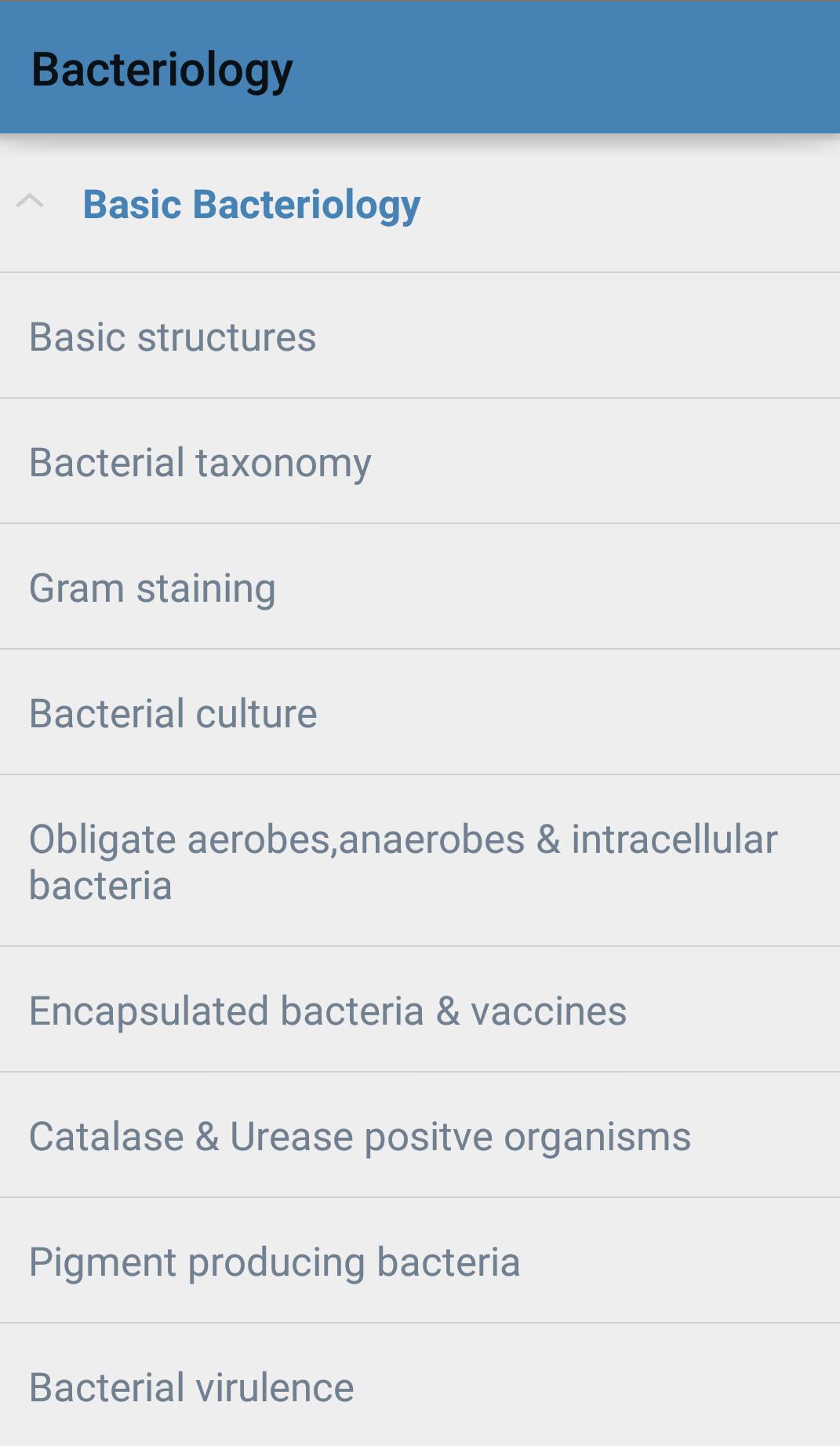 Bacteriology and Mycology