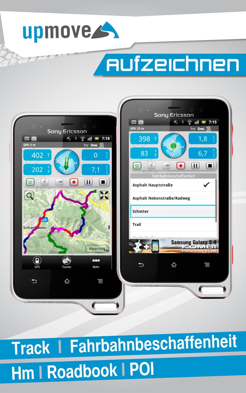upmove GPS for mountainbike