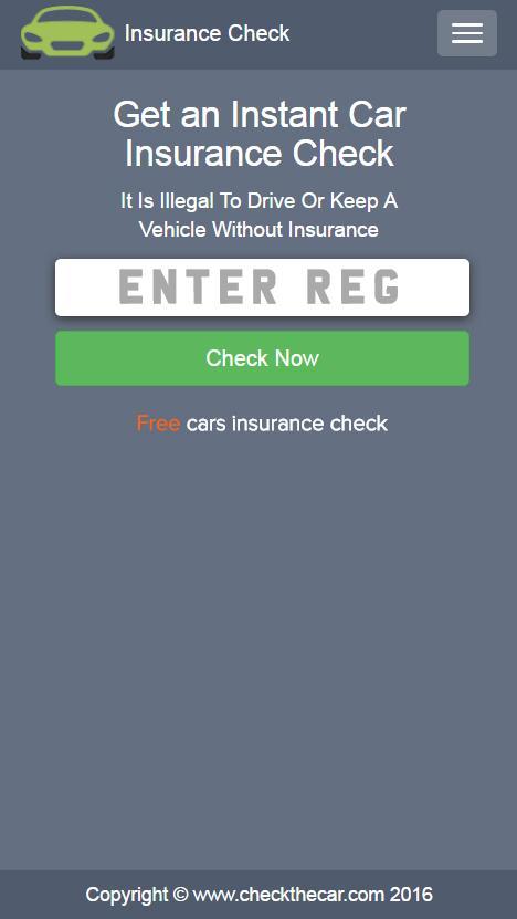 Car Insurance Check