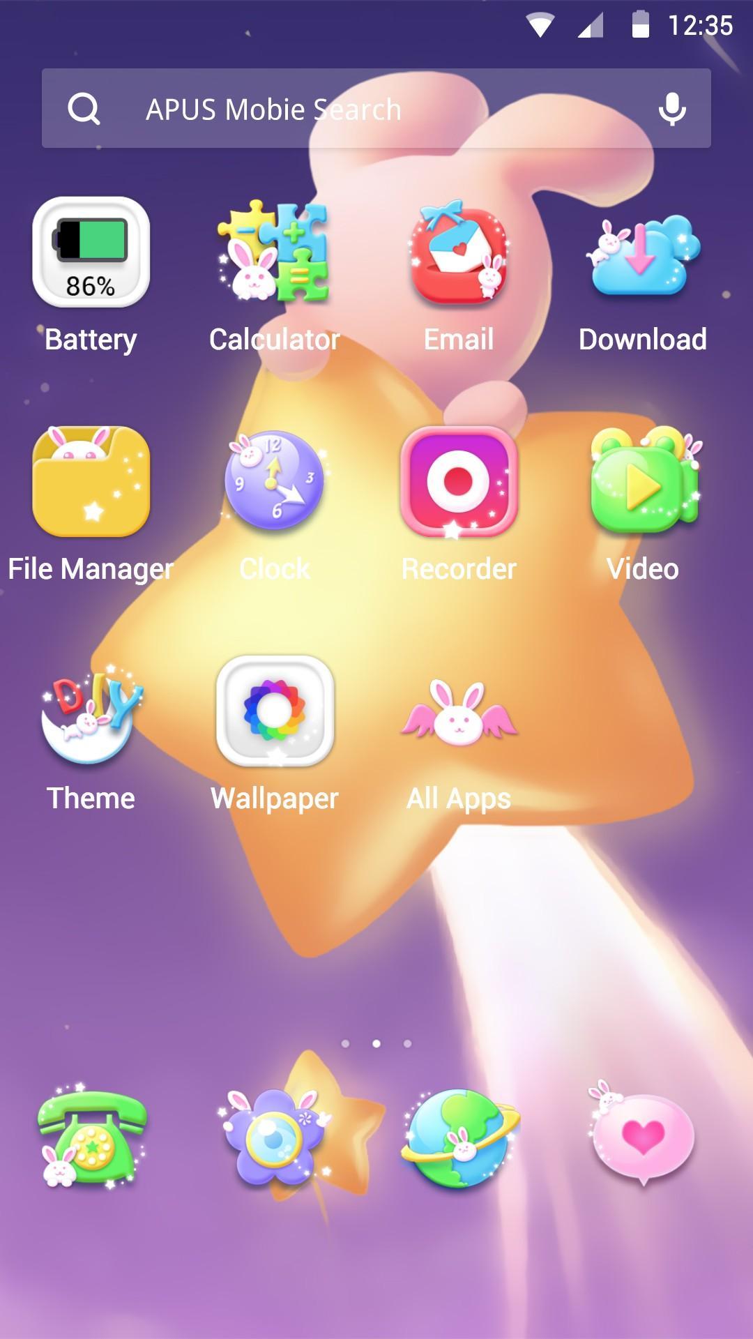 Candy Rabbit APUS theme