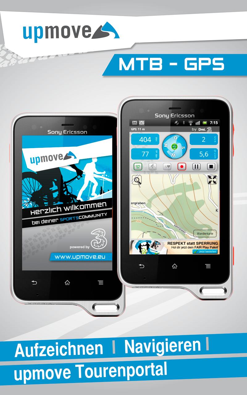 upmove GPS for mountainbike