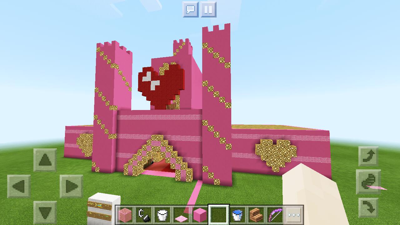 Pink Diamond Princess Castle MCPE Girl Game