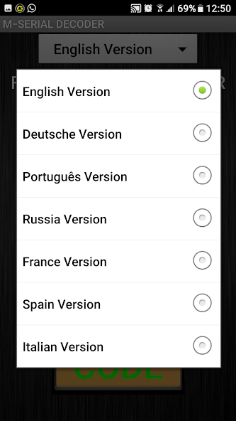 M-Serial Radio Code Decoder