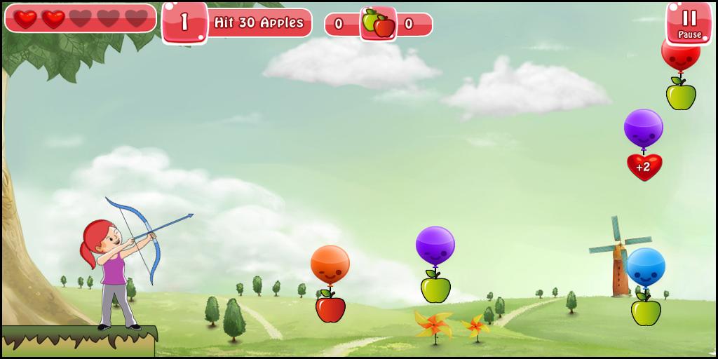 Balloon And Apple ( Archery  )