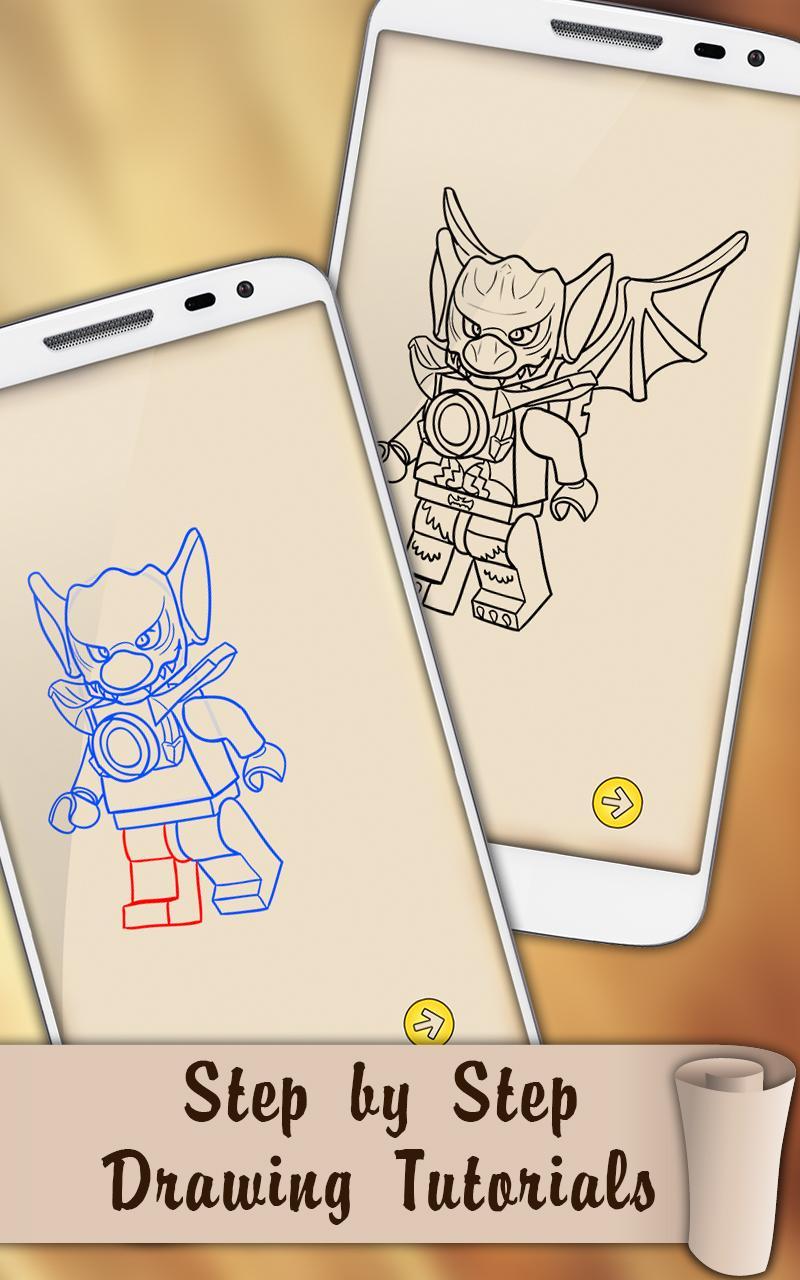 Draw Chima Tribe Fighters