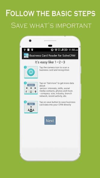 Business Card Reader for Highr