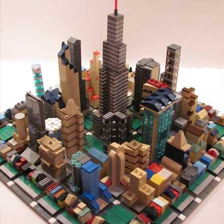 Sliding Puzzle Lego City