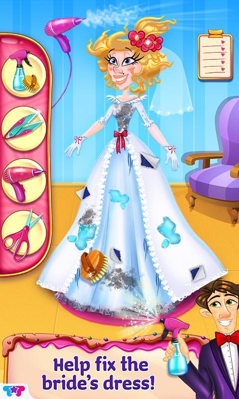 Clumsy Chef Wedding Cake