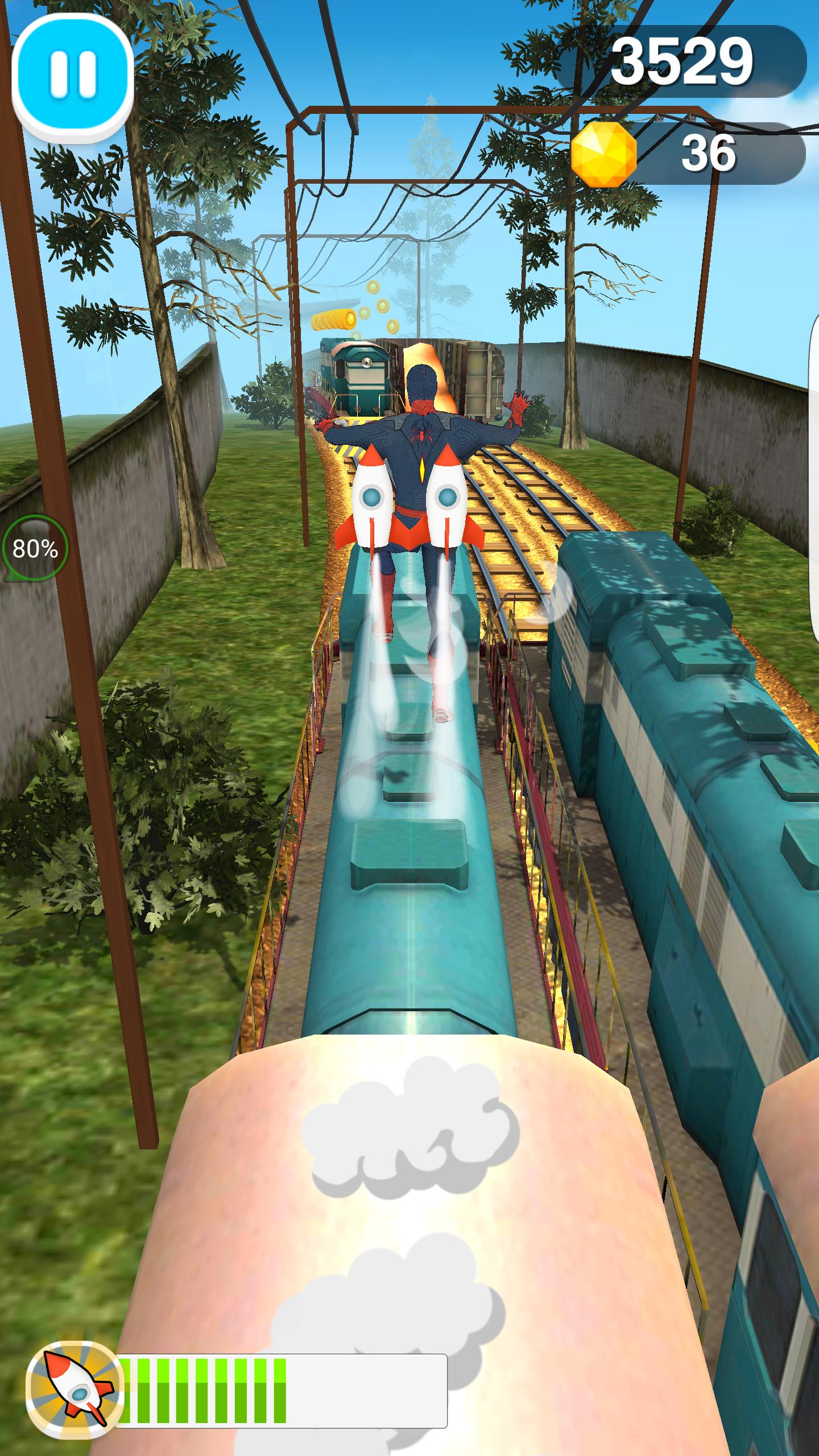 Spider Subway Surf