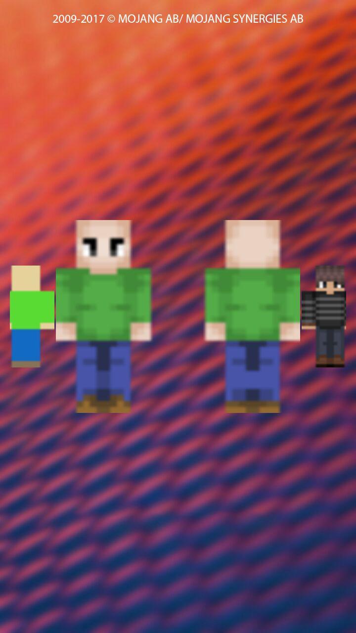 Baldi skins for MCPE