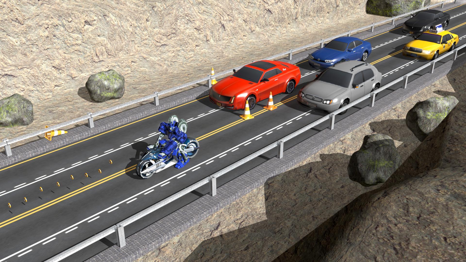 Tron Bike Robot Traffic Rider