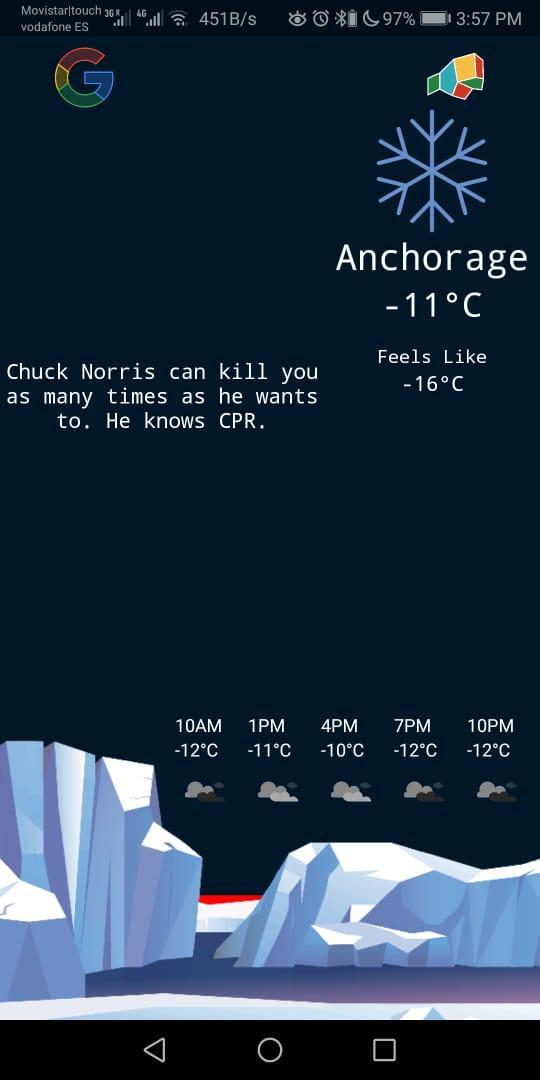 Chuck Norris Weather