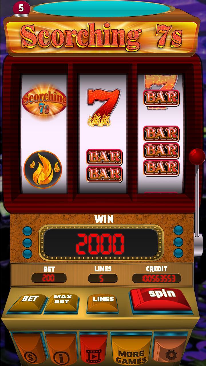 Scorching 7s Slot Machine