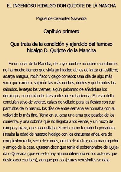 Don Quijote de la Mancha