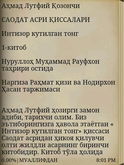 Saodat asri qissalari