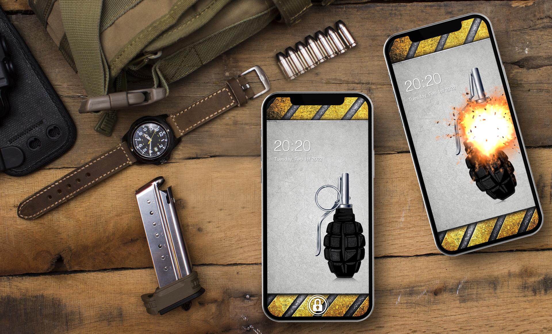 Grenade Lock Screen