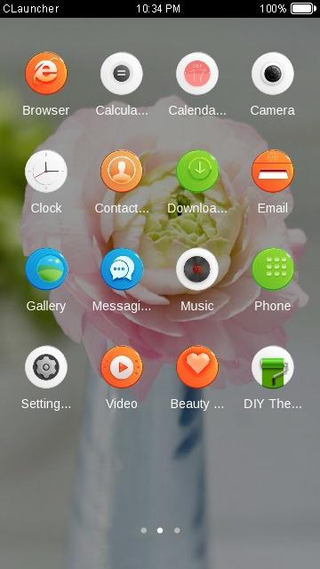 Romantic Pink Flower Theme HD