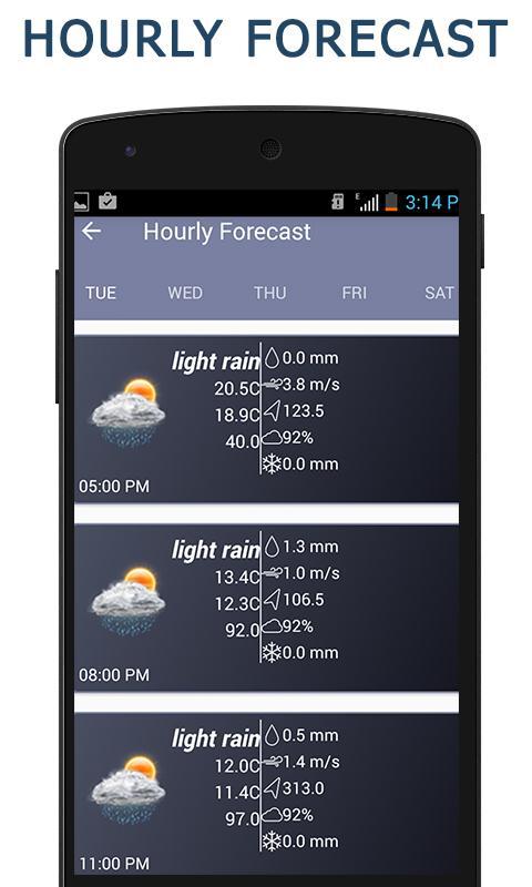 Weather Forecast Widget 2018