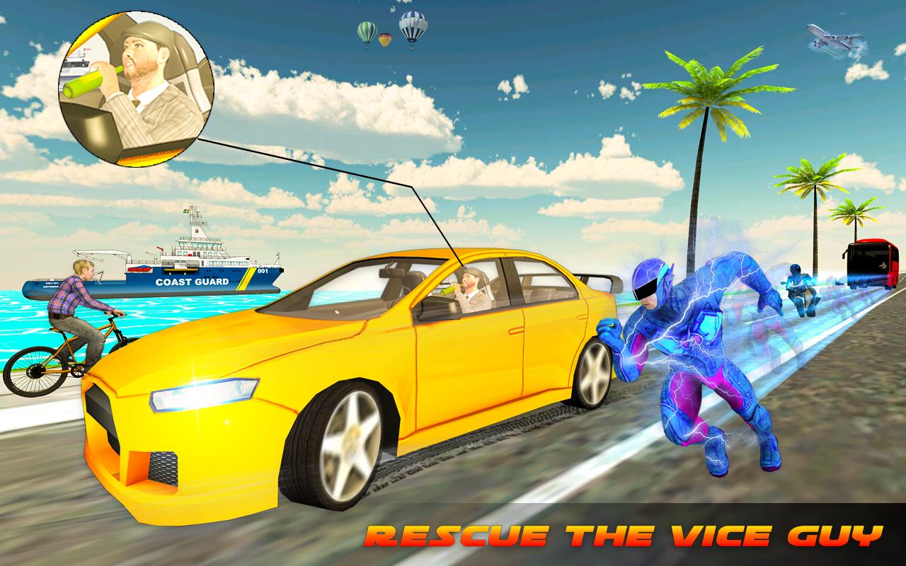 Super  Fast Light Speed Hero: City Rescue Missions