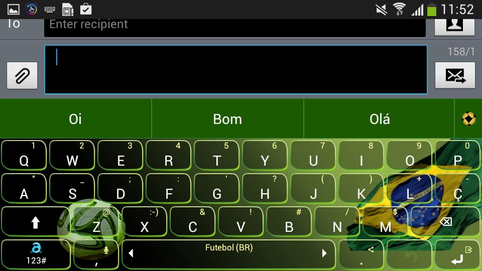 Adaptxt Brazil Football Theme