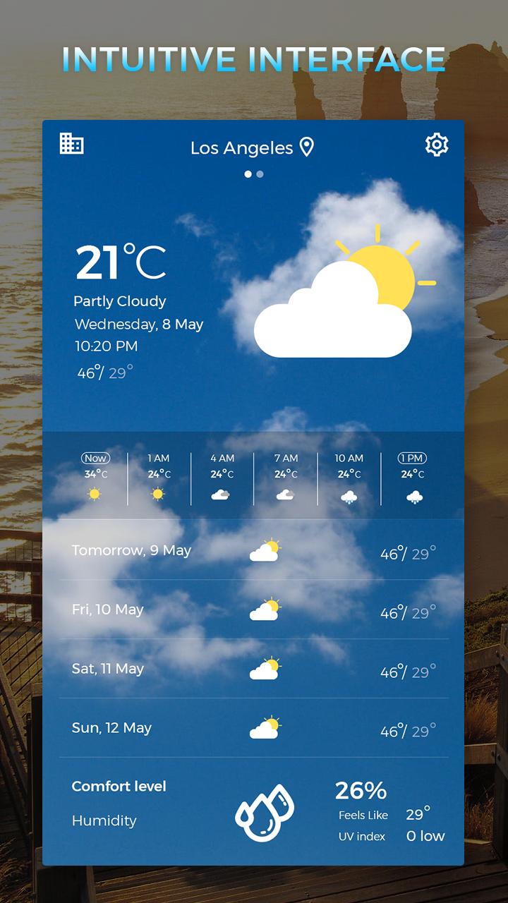 Daily Live Weather Forecast App 2019