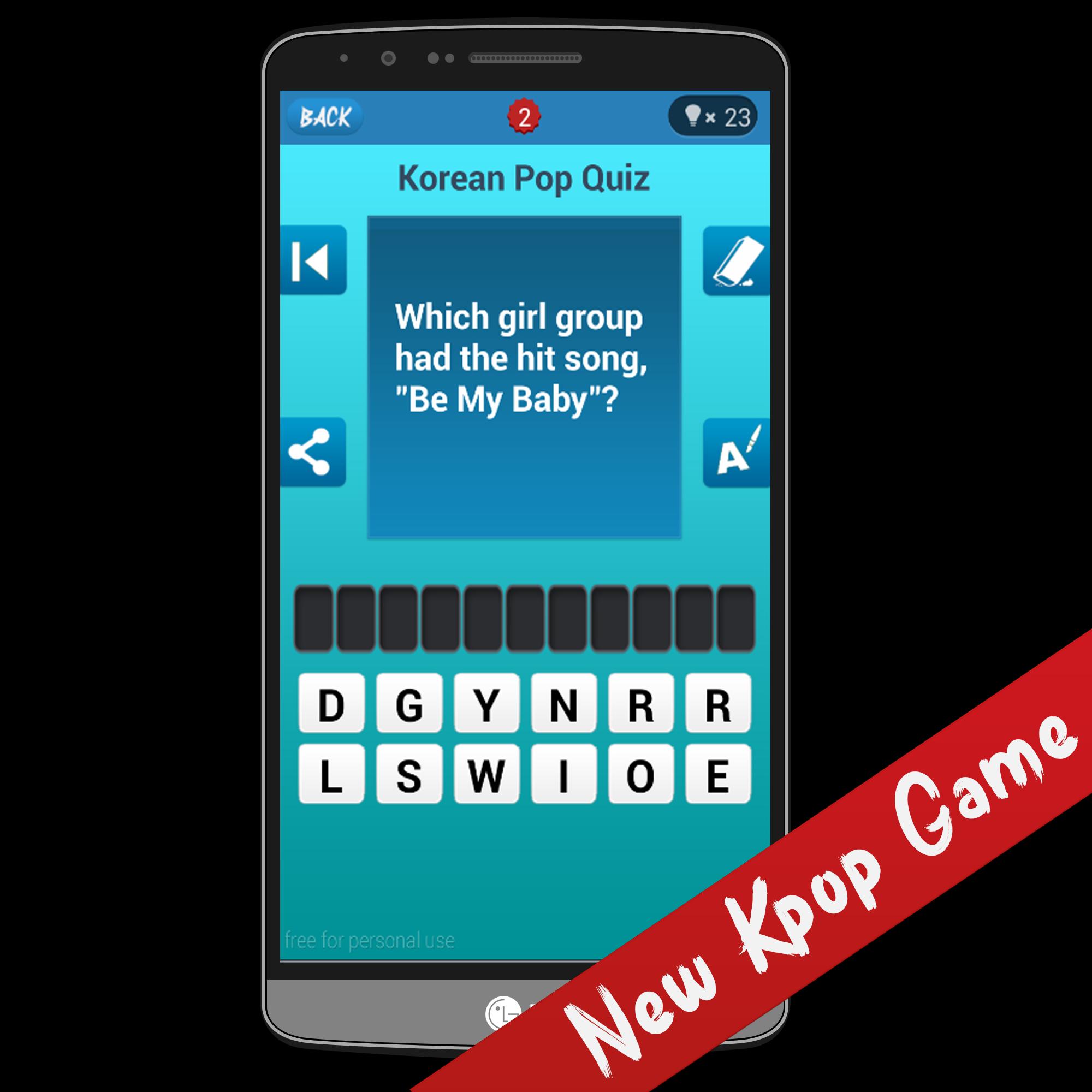 K-pop Quiz Trivia Games 2016