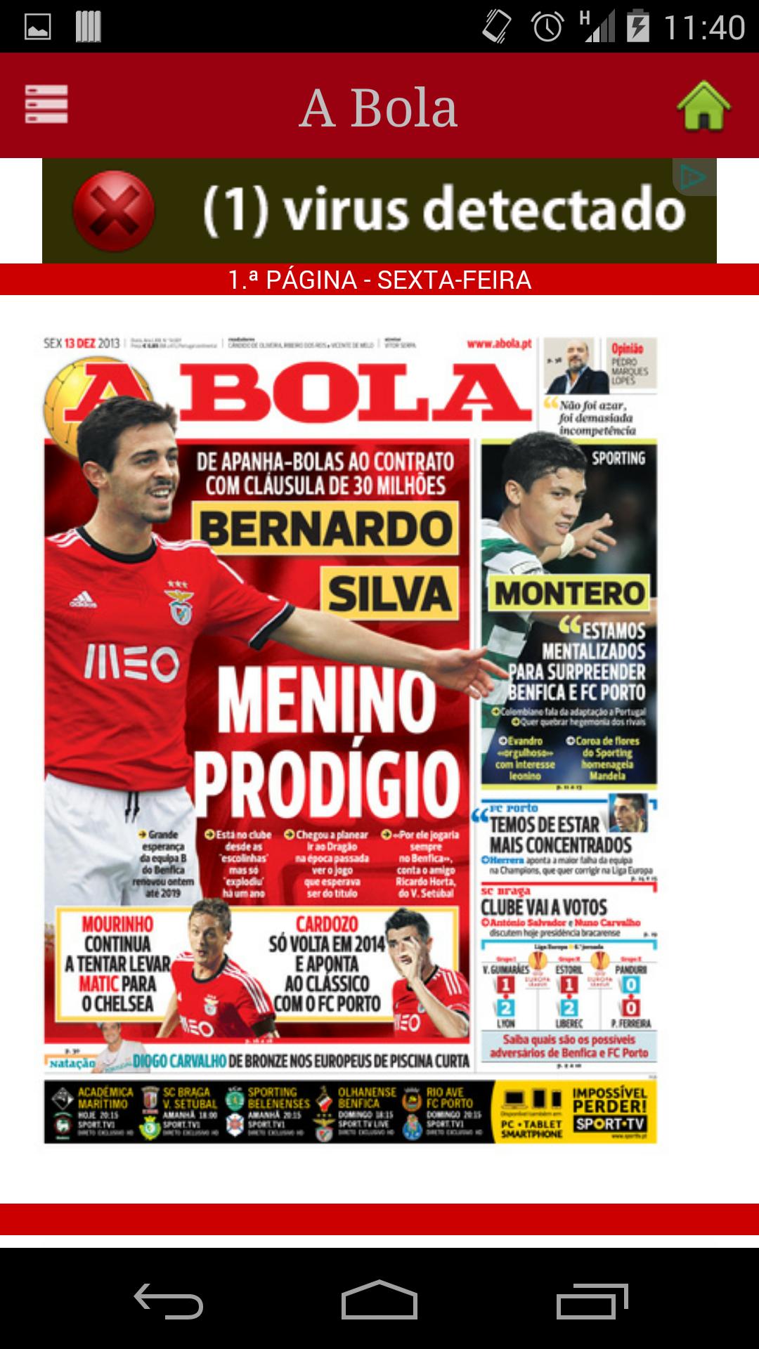 Jornal A Bola
