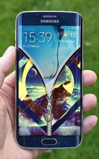 Hipster Zipper Screen Lock