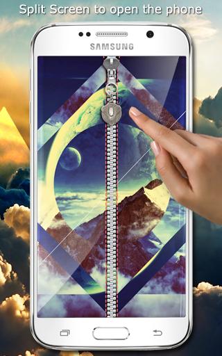 Hipster Zipper Screen Lock