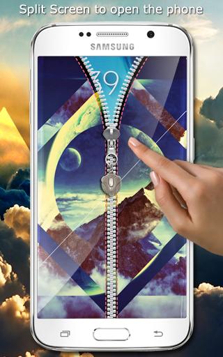 Hipster Zipper Screen Lock