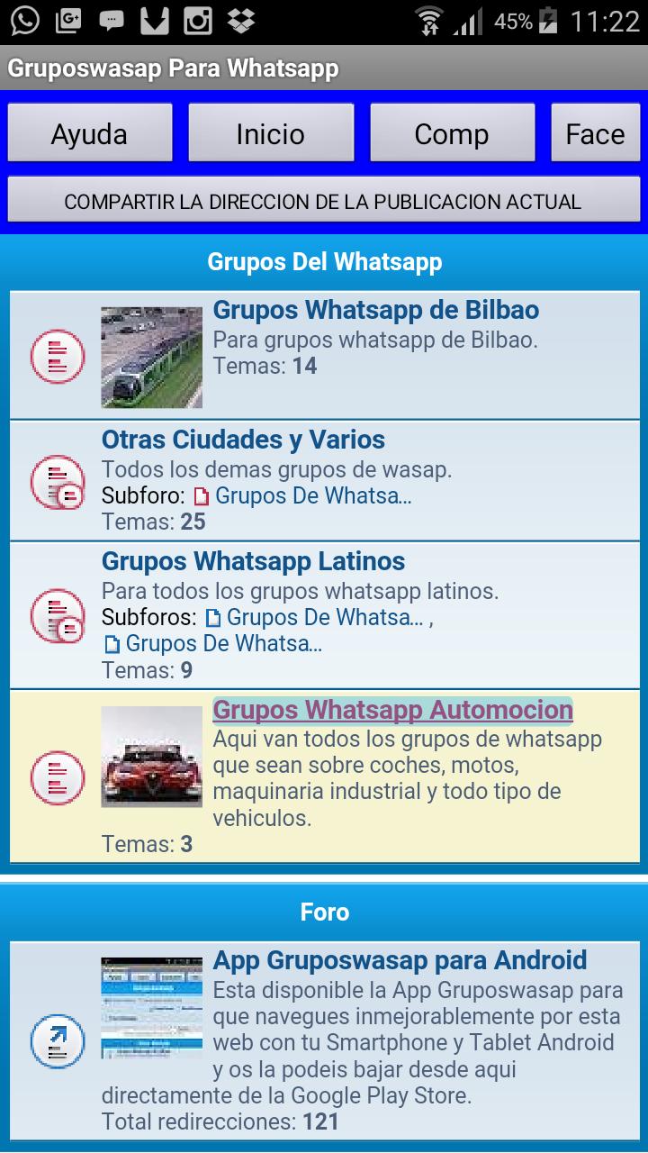 Grupos Wasap para whatsapp