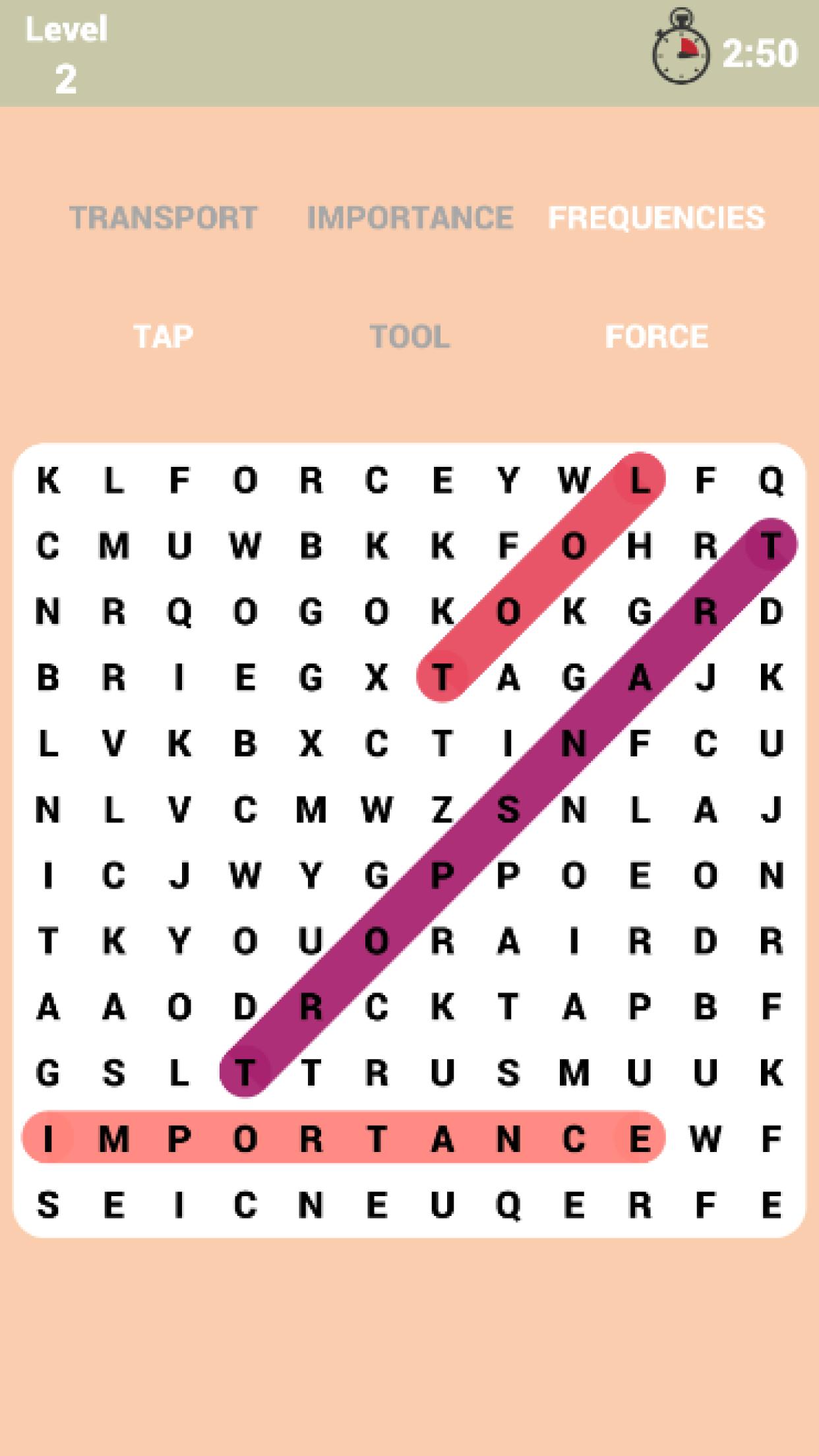 Word Search For Newbie