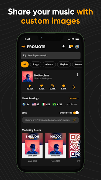 Audiomack Creator-Upload Music