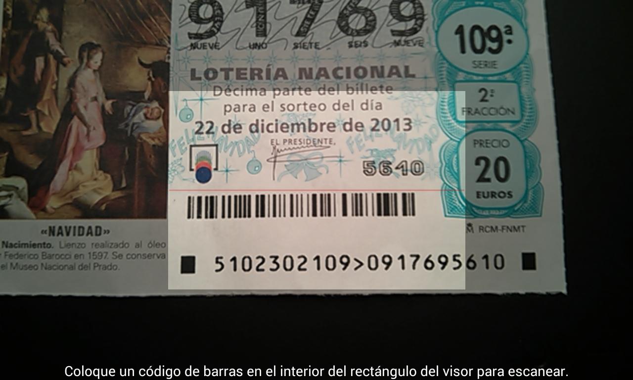 LOTERIA Escaner Sorteos