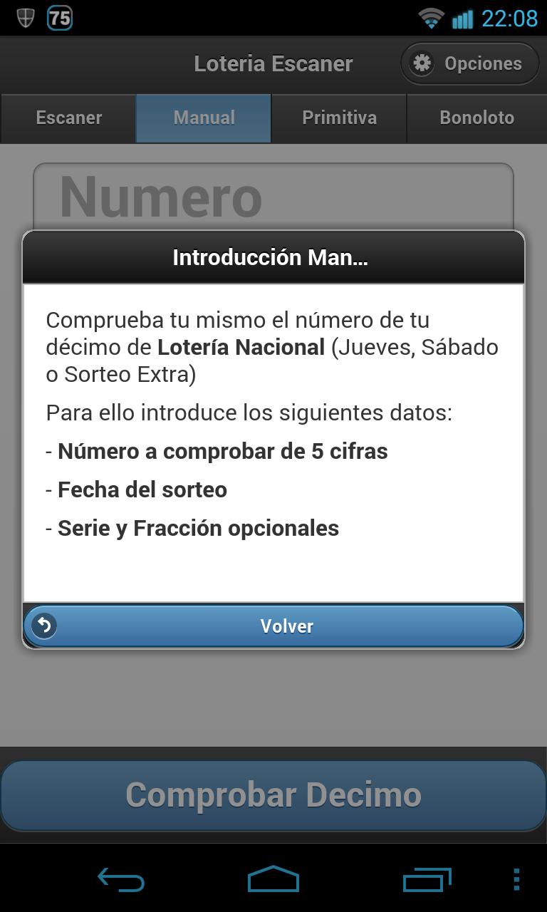 LOTERIA Escaner Sorteos