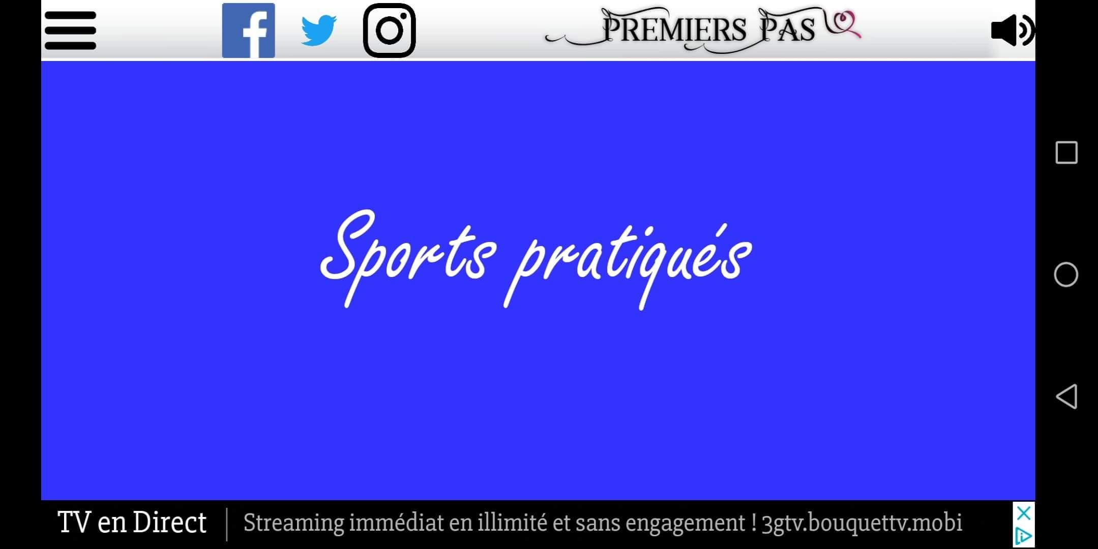Premiers Pas