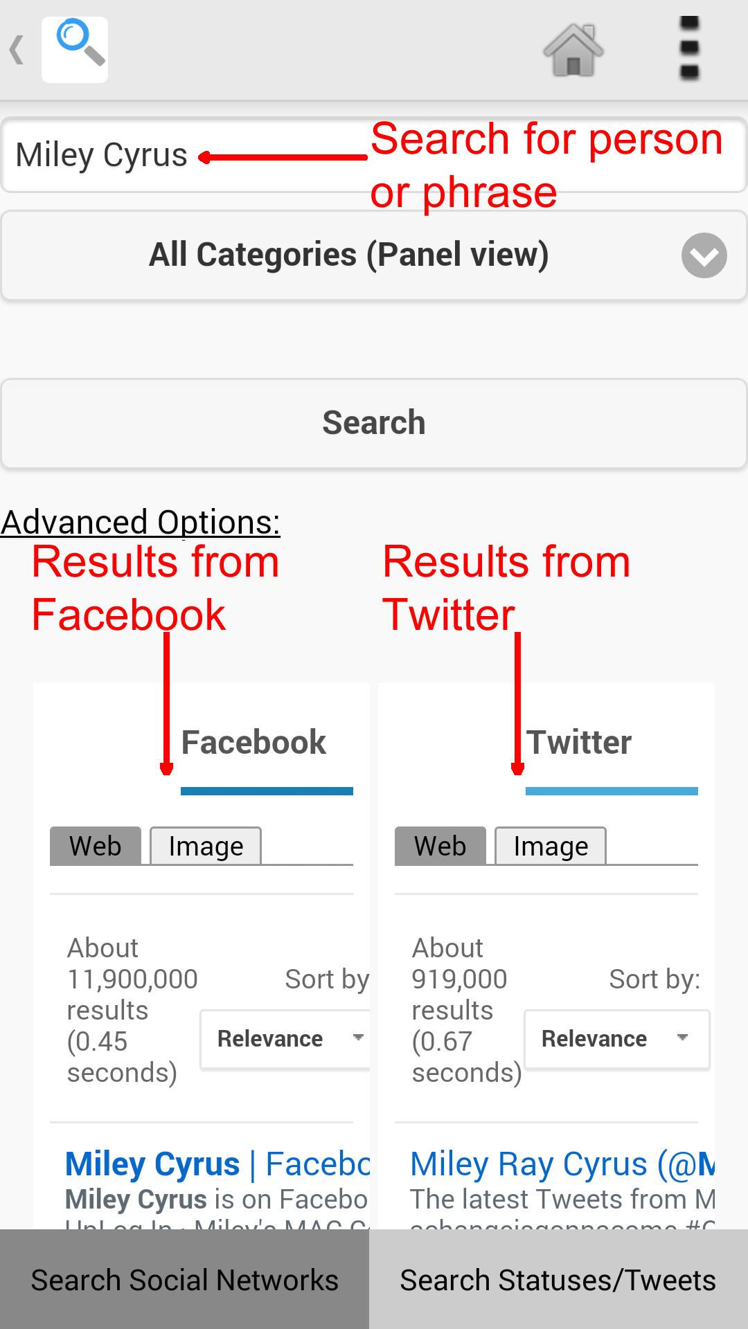 Social Search - People Finder